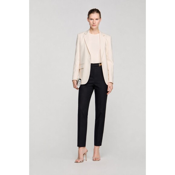 Sandro Pants - Sandro Paris Women’s Tailored Dress Black  Pants EU 34 US 2 Cotton